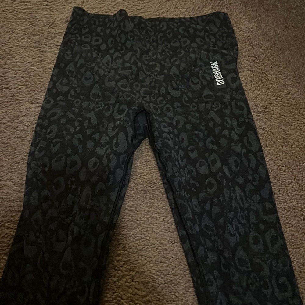 Gymshark Black Leopard Print Leggings